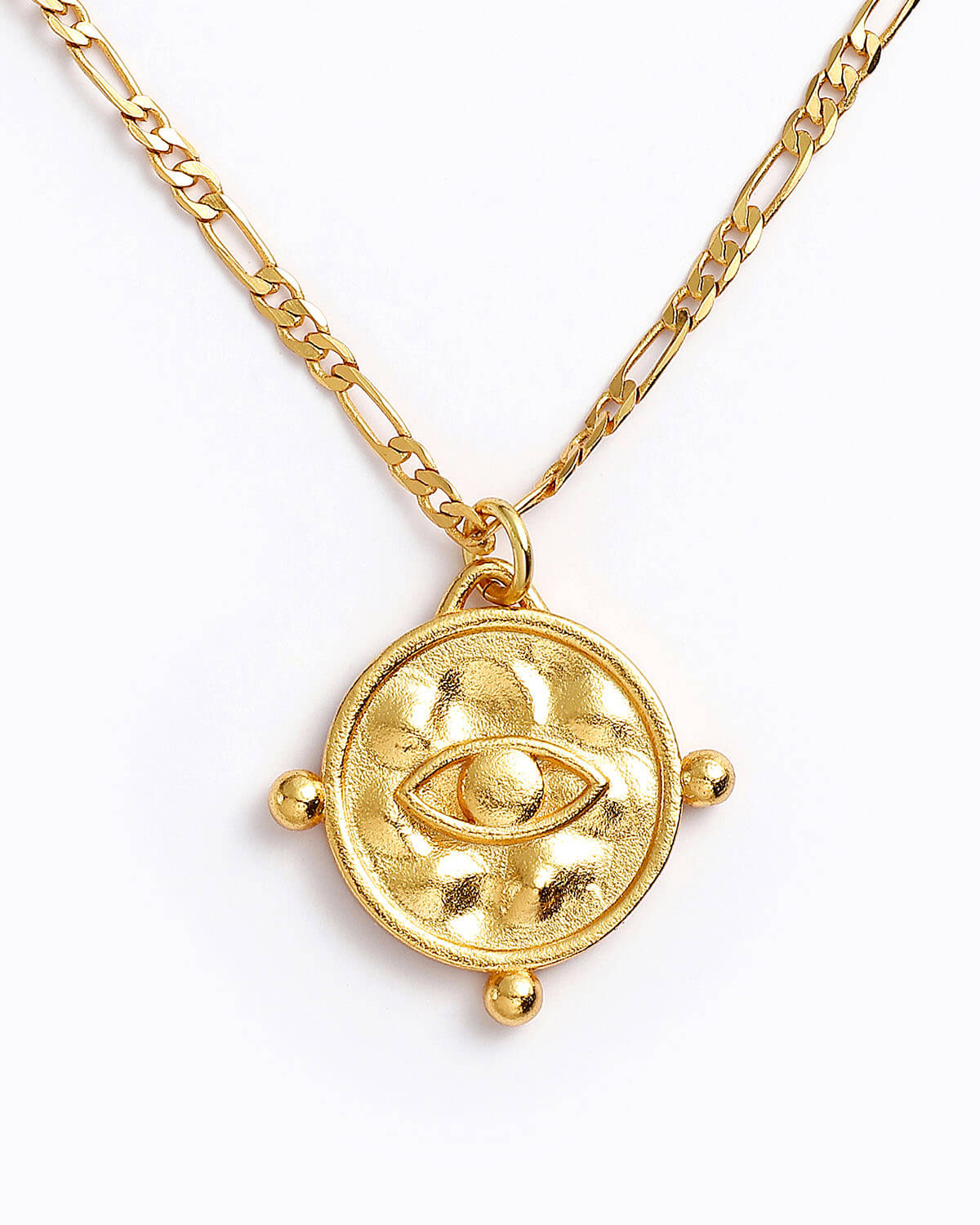 Golden Evil Eye Necklace