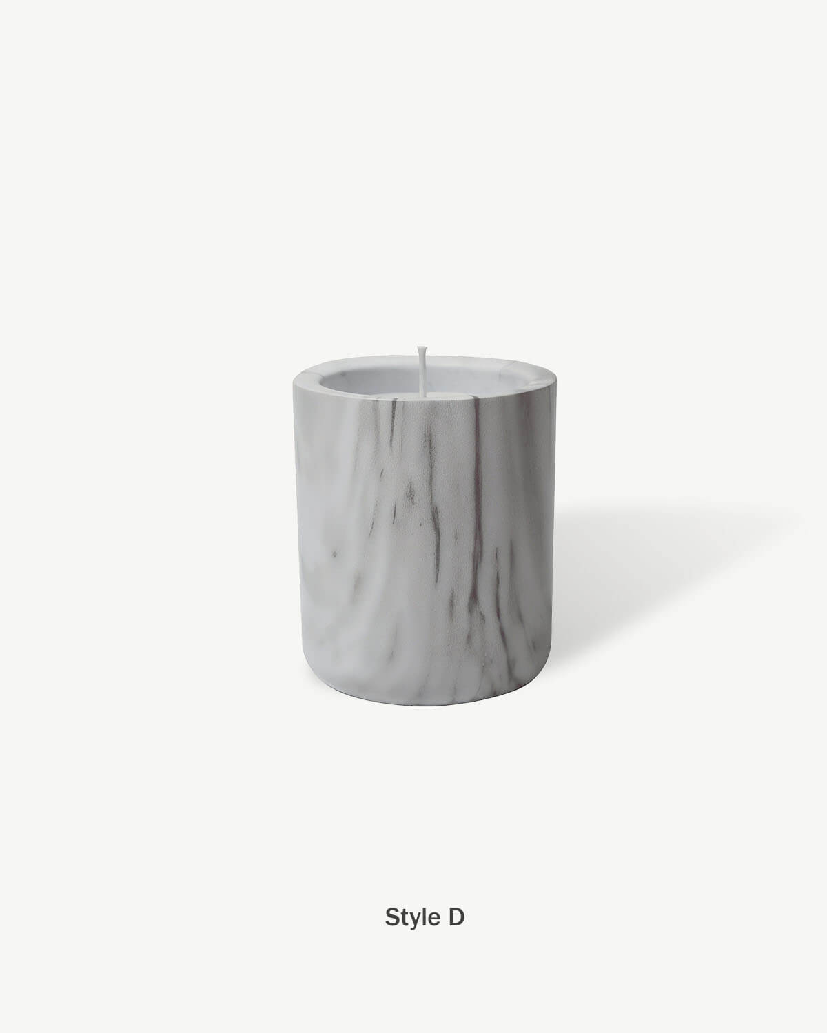 Marble Textured Crystal Candles5