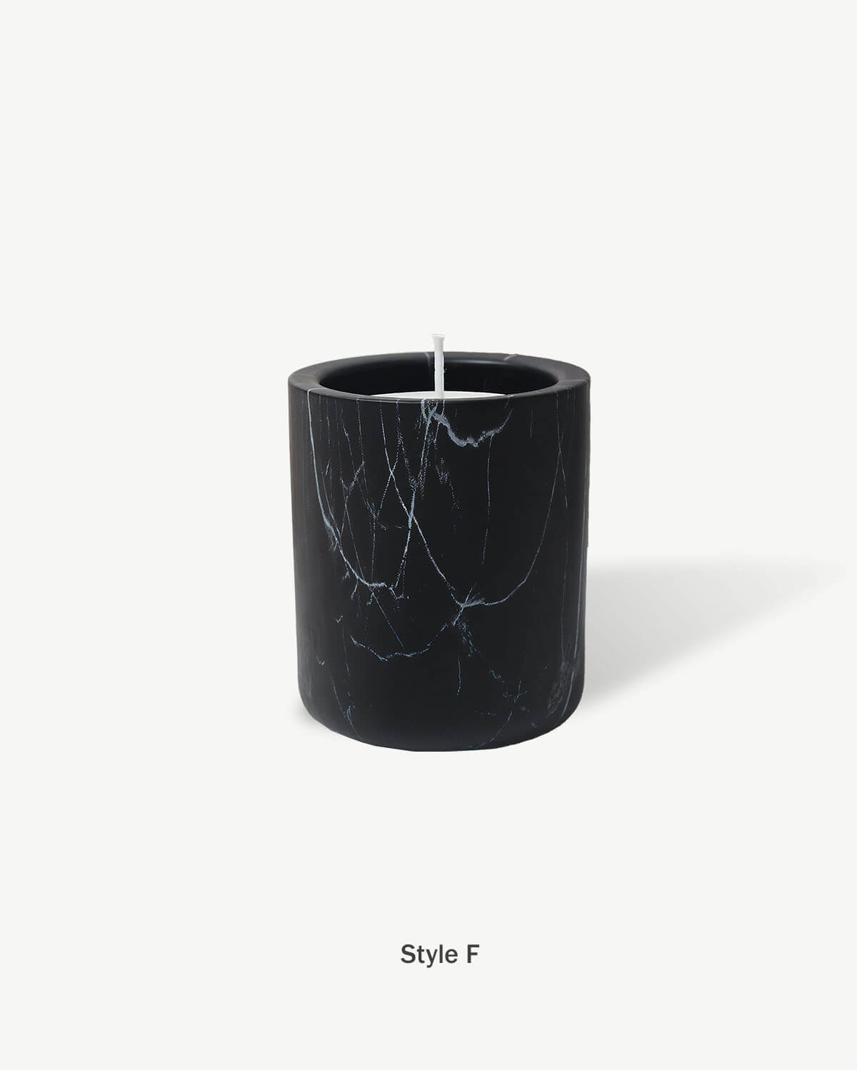 Marble Textured Crystal Candles7