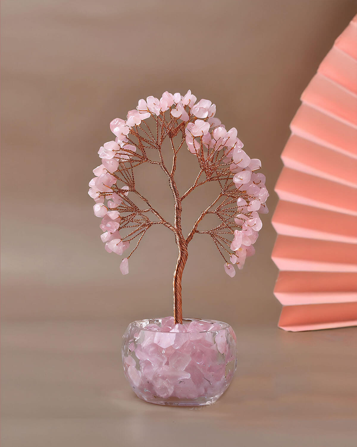 Rose Quartz Tree Of Life Small