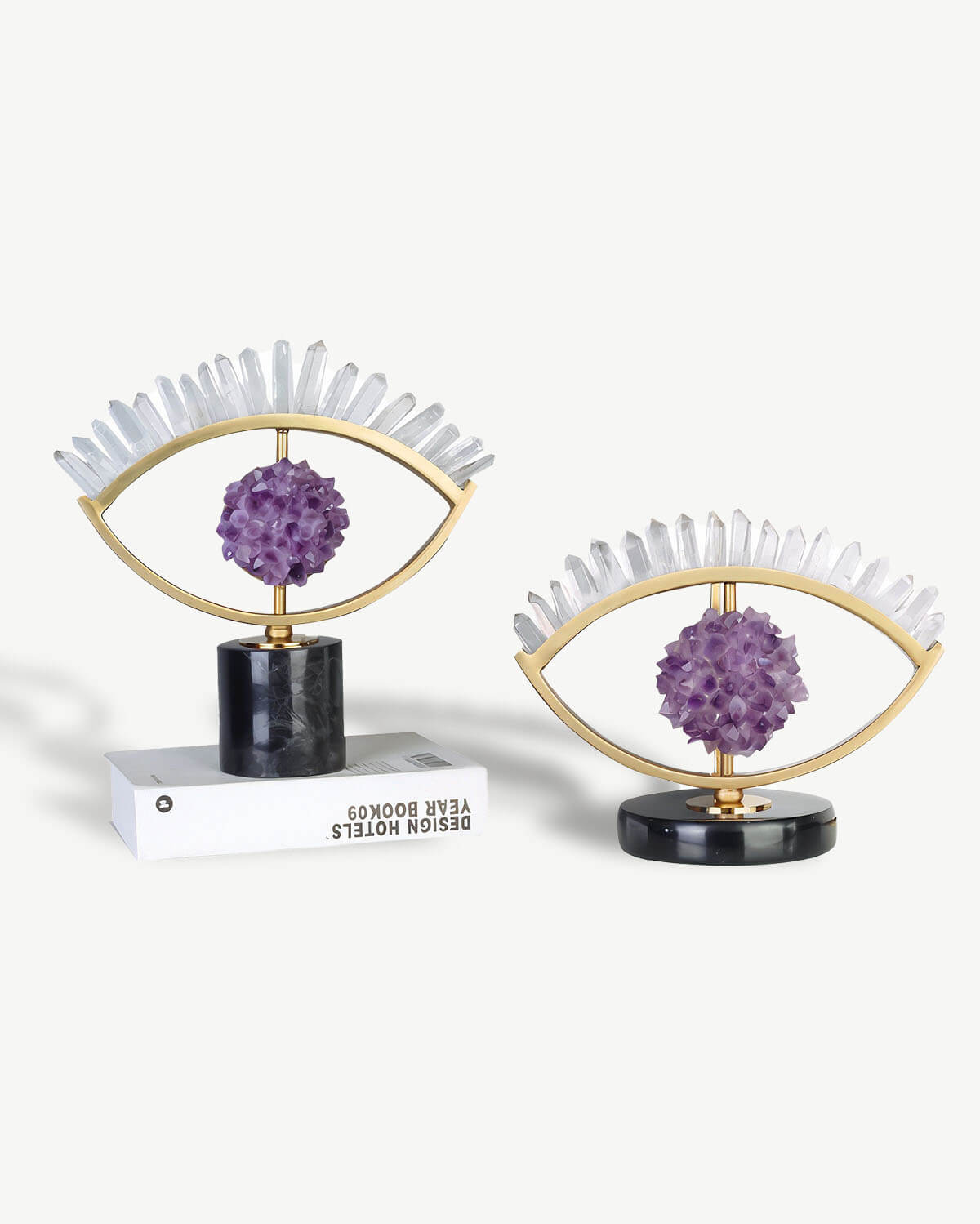 Amethyst Evil Eye Sculpture