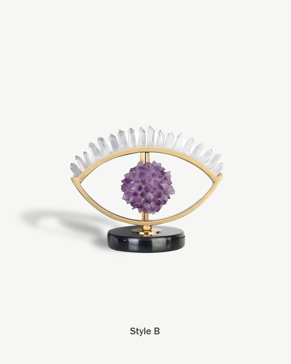 Amethyst Evil Eye Sculpture