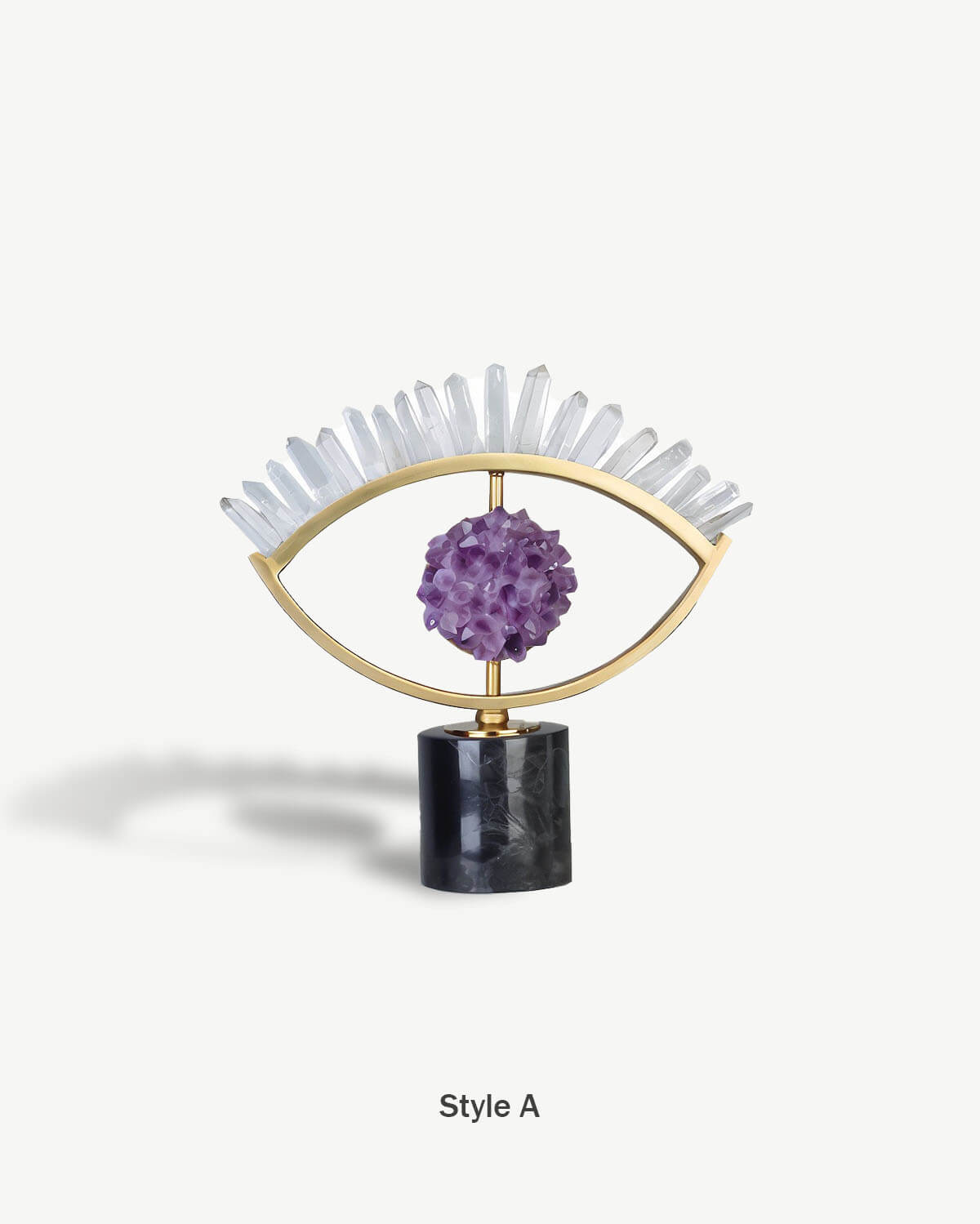 Amethyst Evil Eye Sculpture