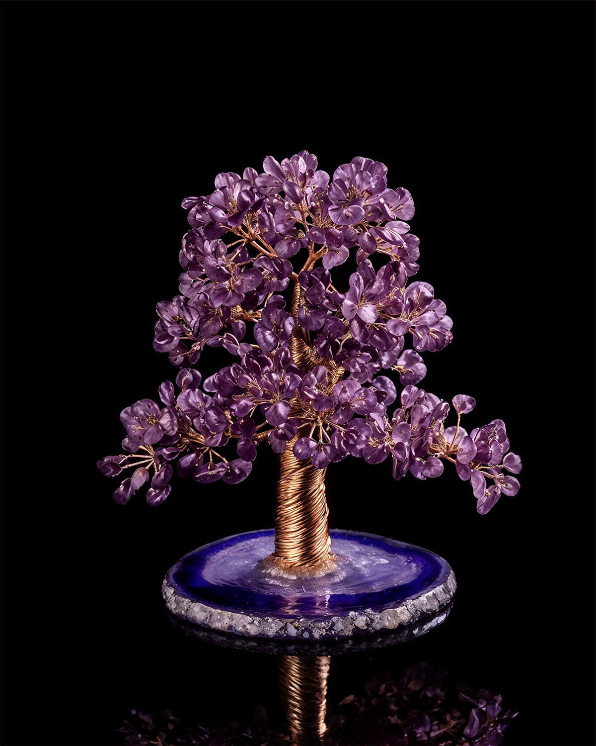 Amethyst and Agate Feng Shui Tree