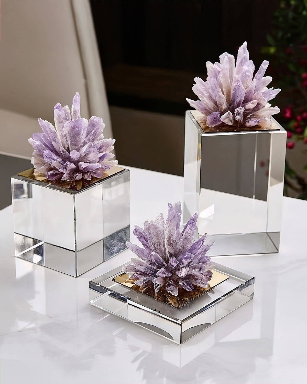 Amethyst Cluster Home Decor