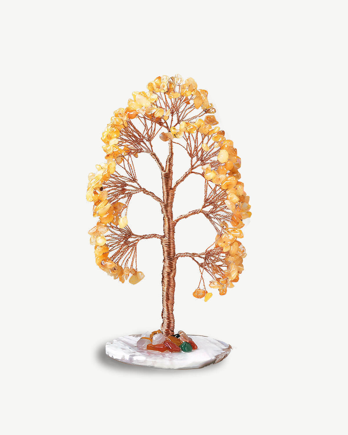 Citrine and Agate Feng Shui Tree