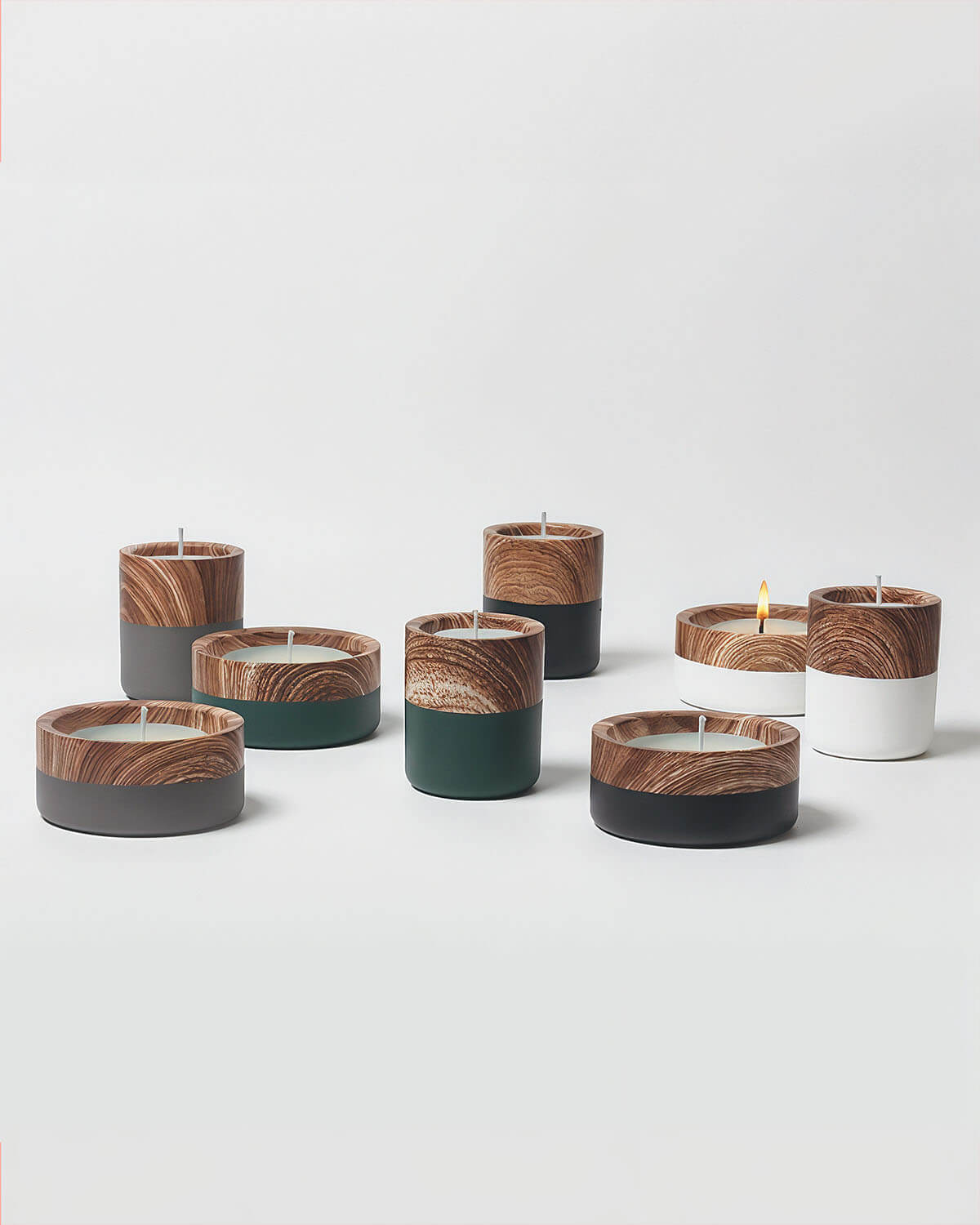 Wood Grain Ceramic Crystal Scented Candles10