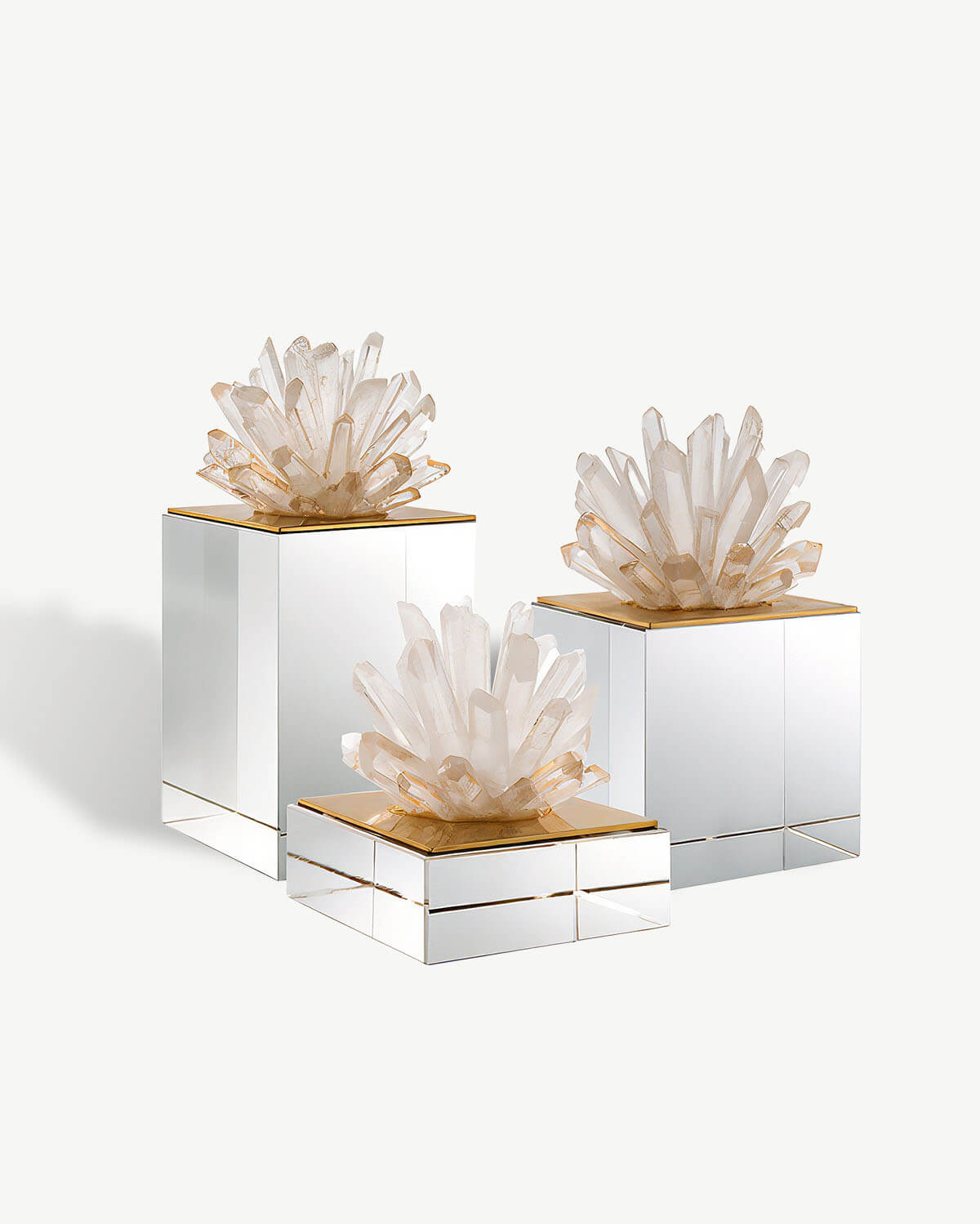 Clear Quartz Cluster Home Decor