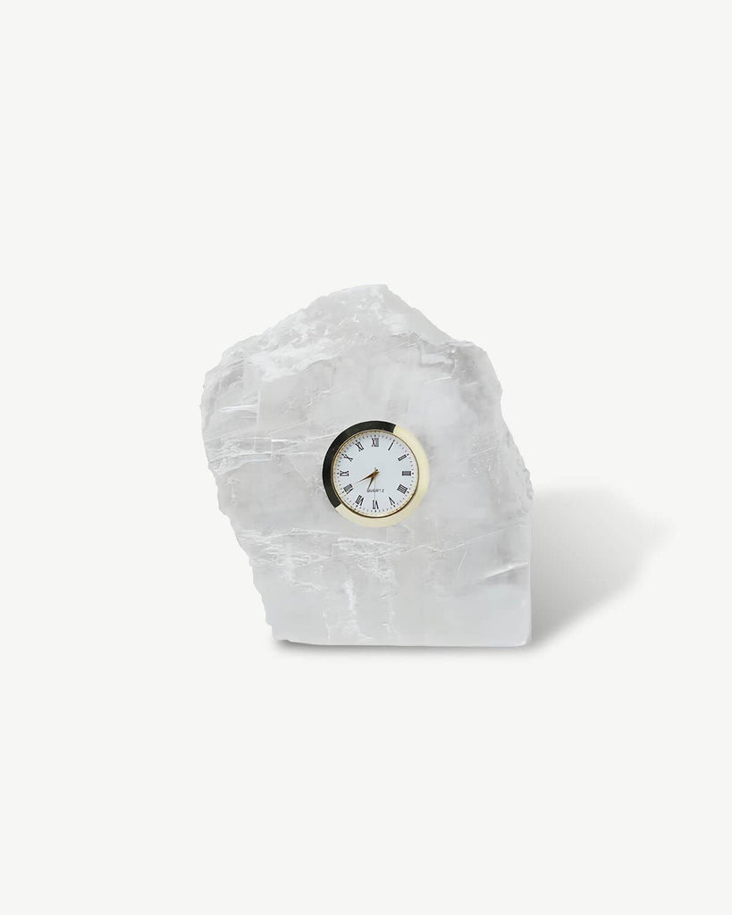 Precious Moments - Clear Quartz Crystal Clock