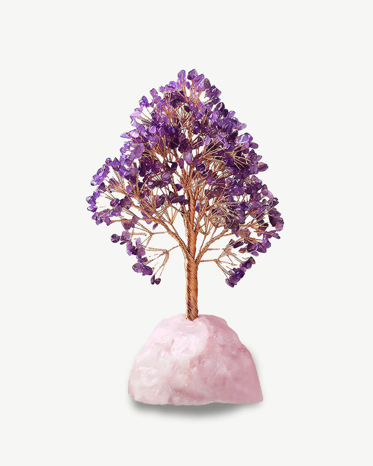 Amethyst and Rose Quartz Tree of Life