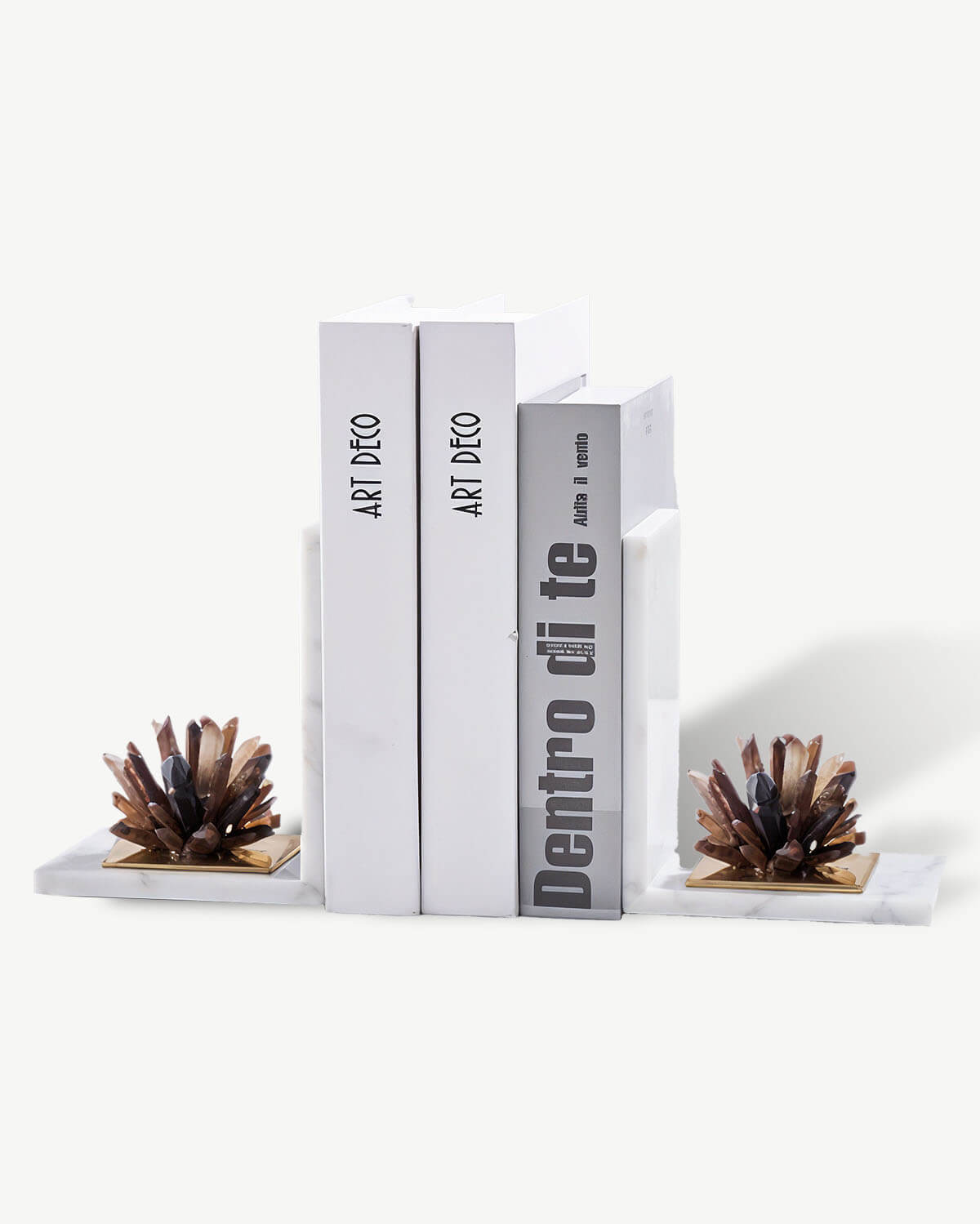 Smoky Quartz Bookends