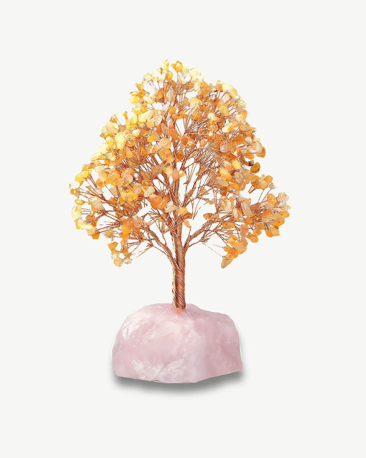 Citrine and Rose Quartz Feng Shui Tree