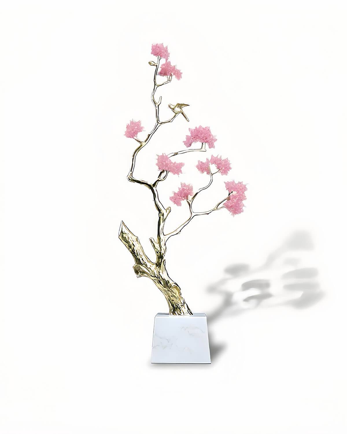 Tranquil Bloom - Amethyst Tree Sculpture