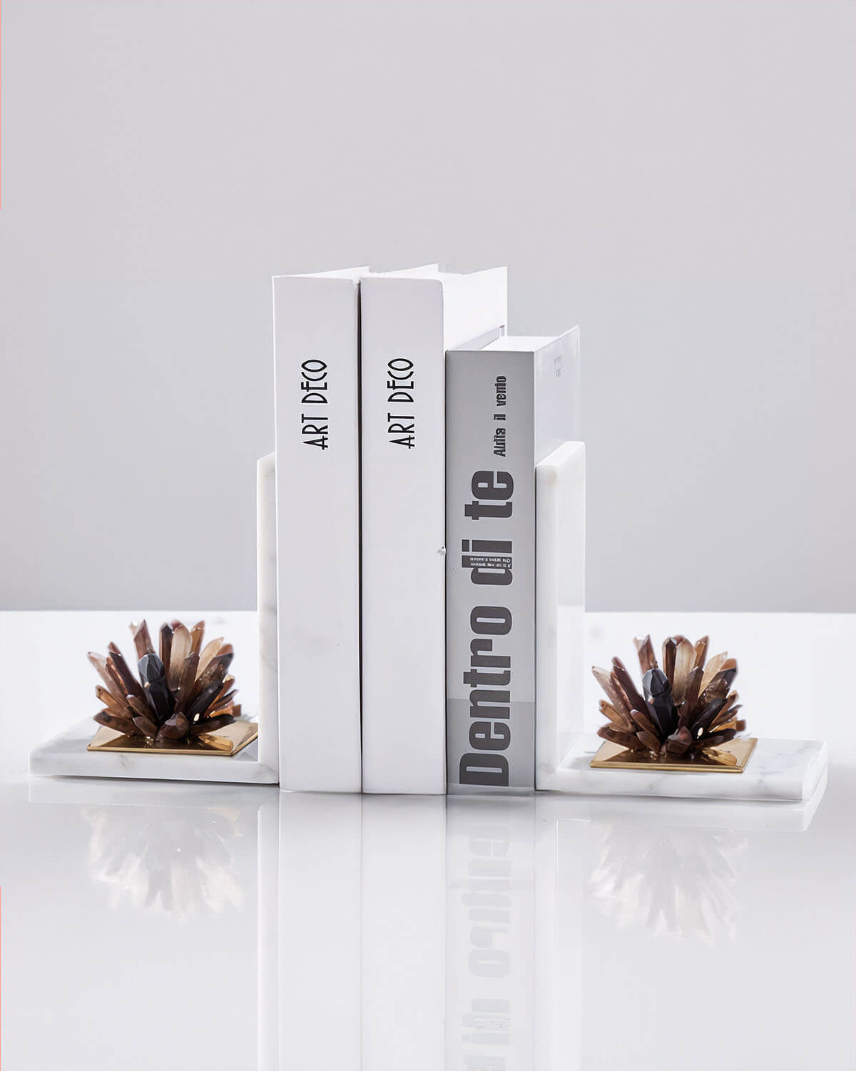 Smoky Quartz Bookends